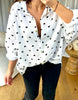 LA CHEMISE PETITS COEURS NOIR