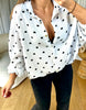 LA CHEMISE PETITS COEURS NOIR