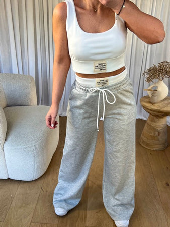 ENSEMBLE JOGGER BRASSIERE GRIS
