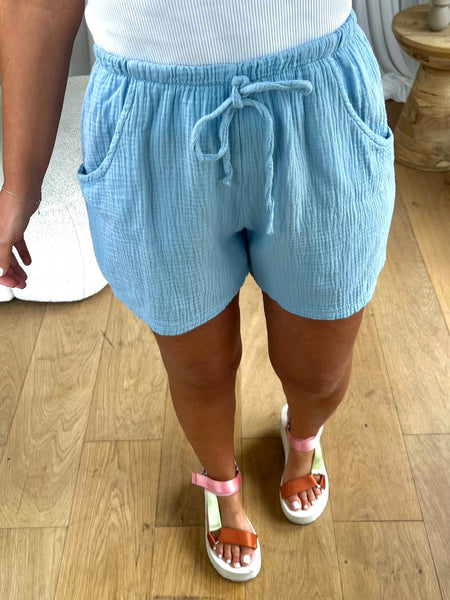 SHORT GAZE BLEU