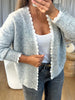 GILET DENTELLE GRIS
