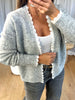 GILET DENTELLE GRIS