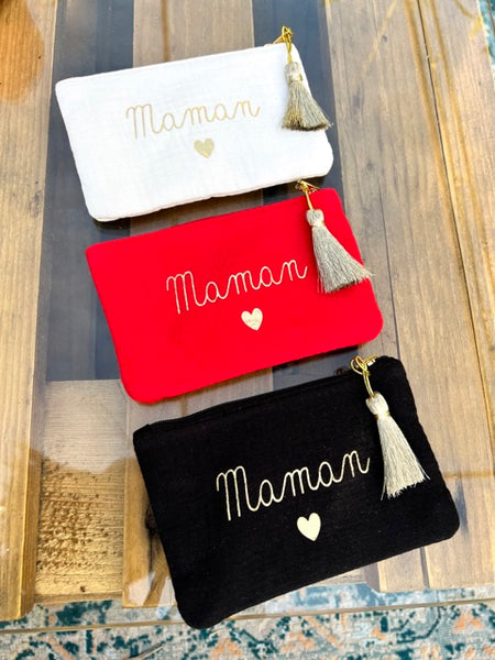 POCHETTE MAMAN GAZE DE COTON