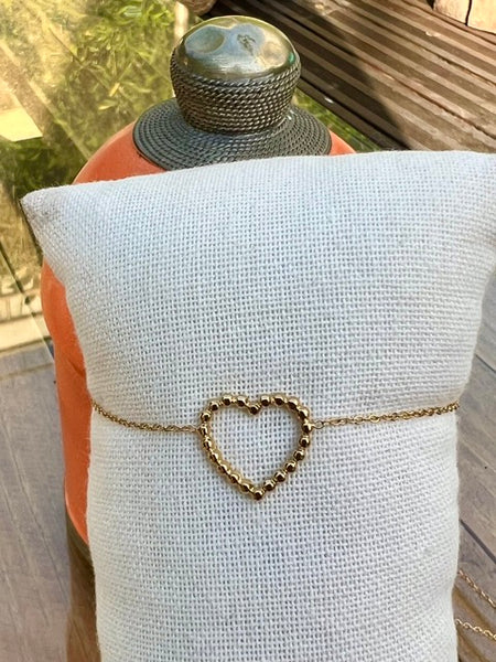 BRACELET FIN COEUR