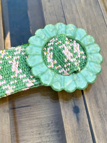 CEINTURE TOURNESOL VERT
