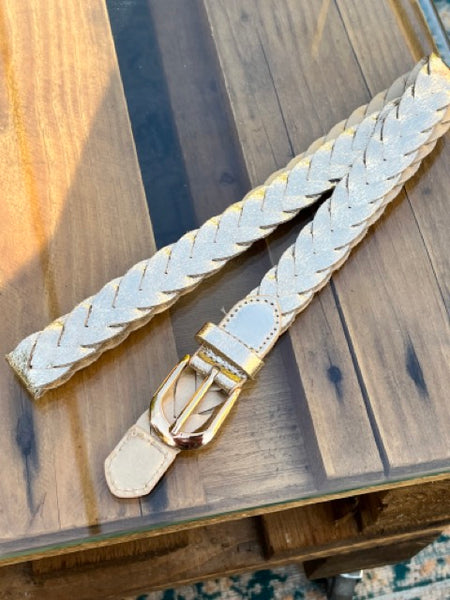 CEINTURE TRESSE DORÉE