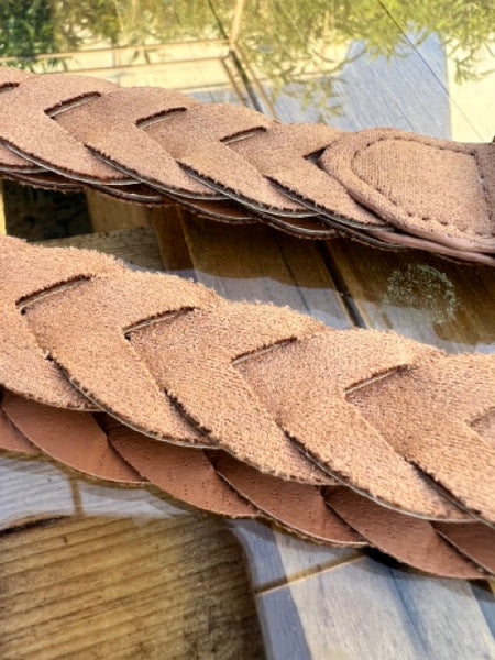 CEINTURE TRESSE MARRON