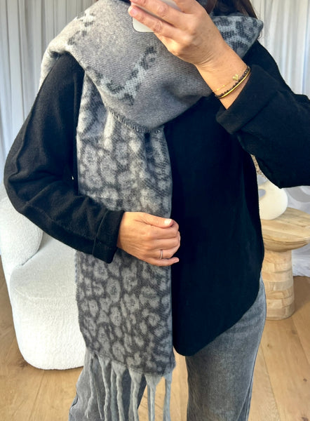 ÉCHARPE LOVE LÉOPARD