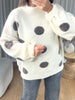 PULL POIS ÉCRU