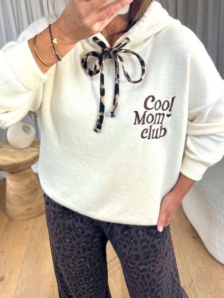 PULL COOL MUM CLUB ÉCRU