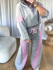 ENSEMBLE JOGGER PINK GRIS