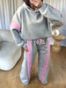 ENSEMBLE JOGGER PINK GRIS