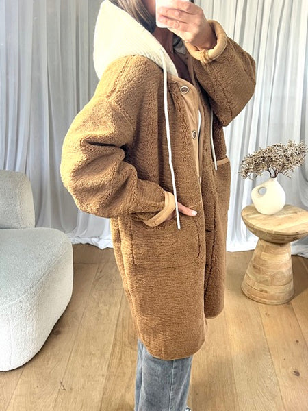MANTEAU PAGA CAMEL