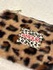 POCHETTE FOURRURE LÉOPARD