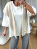 T-SHIRT NOEUD BEIGE