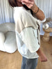 T-SHIRT NOEUD BEIGE