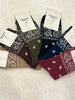 CHAUSSETTES  BANDANA