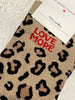CHAUSSETTES  LOVE MORE LÉOPARD