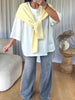 T-SHIRT NOEUD JAUNE