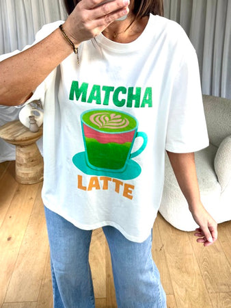 T-SHIRT MATCHA LATTÉ