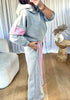 ENSEMBLE JOGGER PINK GRIS
