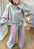 ENSEMBLE JOGGER PINK GRIS