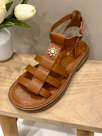 SANDALES SUN CAMEL