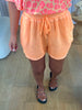 SHORT GAZE ORANGE FLUO