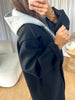 MANTEAU HENRI CAPUCHE NOIR