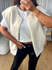 GILET FEUTRINE BLANC
