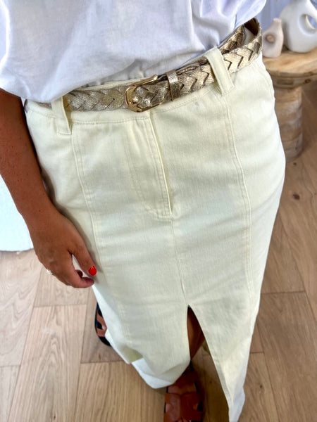 CEINTURE TRESSE DORÉE