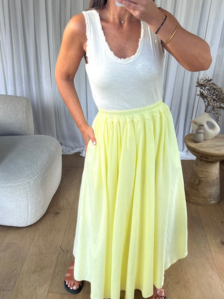 JUPE MANON JAUNE