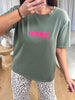 T-SHIRT ICONIC KAKI