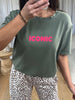 T-SHIRT ICONIC KAKI