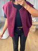 GILET FEUTRINE BORDEAU