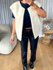 GILET FEUTRINE BLANC