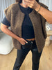 GILET FEUTRINE CHOCO