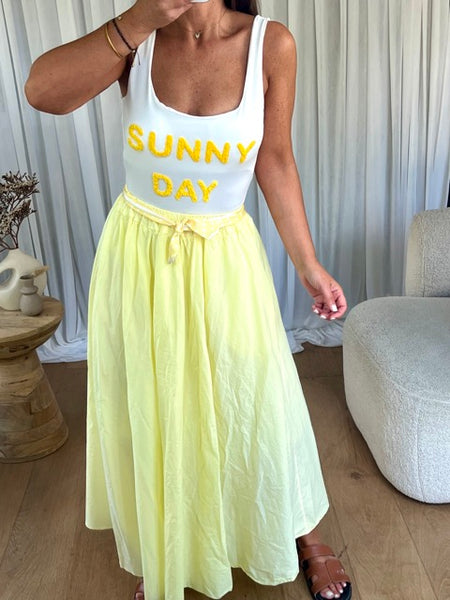 JUPE MANON JAUNE