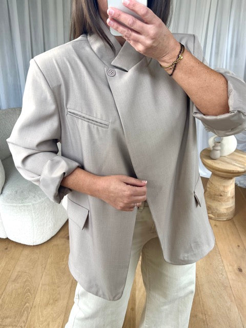 BLAZER CROISÉ BEIGE