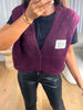 GILET SANS MANCHES PERFECT BORDEAU