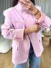 BLAZER CROISÉ ROSE