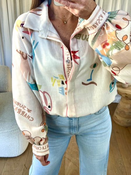 CHEMISE  PABLO BEIGE
