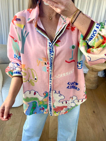 CHEMISE  PABLO ROSE