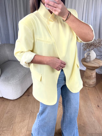 BLAZER CROISÉ JAUNE