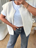 GILET FEUTRINE BLANC