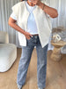 GILET FEUTRINE BLANC