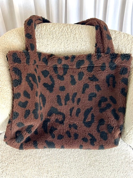 SAC MOUMOUTE LÉOPARD CHOCO