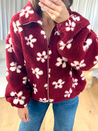 VESTE POLAIRE FLOWERS