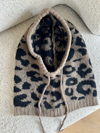CAGOULE CACHE COU LÉOPARD