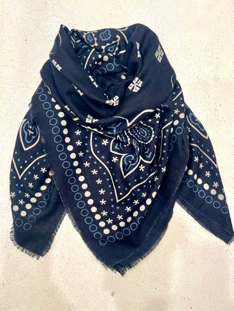 FOULARD BANDANA BLEU